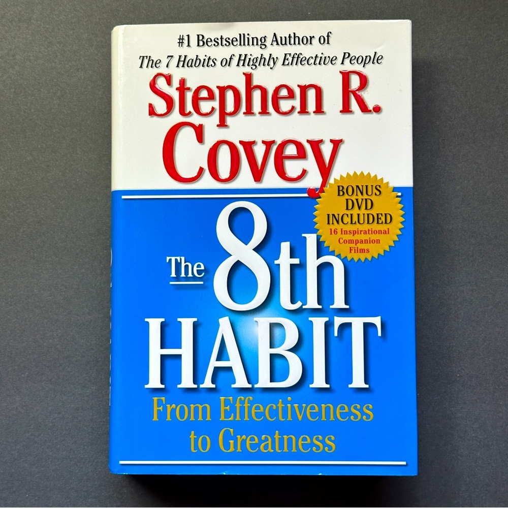 The 8th Habit by Stephen R. Covey | Self-Help | Hardcover Book